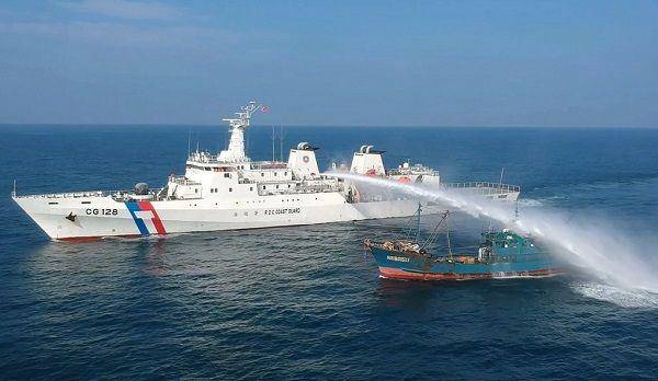 Suasana di sekitar wilayah Laut Cina Selatan. (Twitter.com/Scs_Connect)