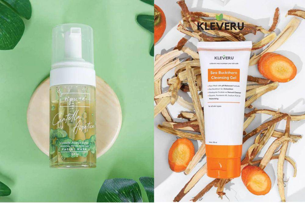 Ilustrasi facial wash (https://www.instagram.com/kleveruorganics/)
