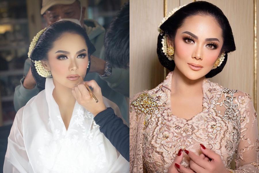 10 Gaya Krisdayanti di Akad Nikah Aurel Hermansyah, Stunning Abis!