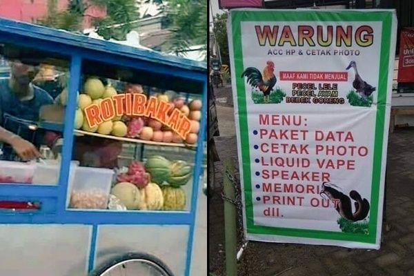 10 potret penjual krisis identitas yang bikin ngakak