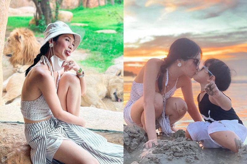 Romantis Bareng Anak, 10 Potret Seru Liburan Vinessa Inez di Bali