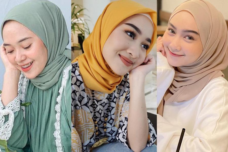 5 Warna Hijab yang Bikin Wajah Lebih Tirus, Gak Bikin Terlihat Chubby!