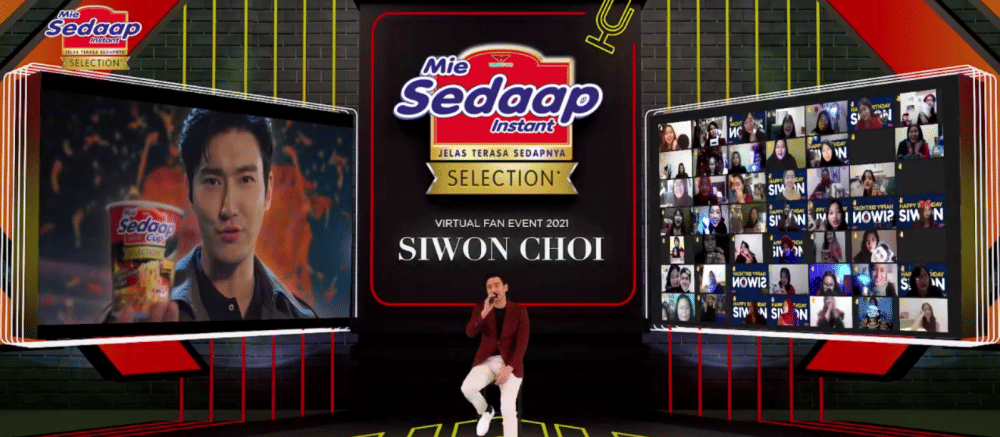 Dok. Mie Sedaap x Siwon Choi Virtual Fan Event
