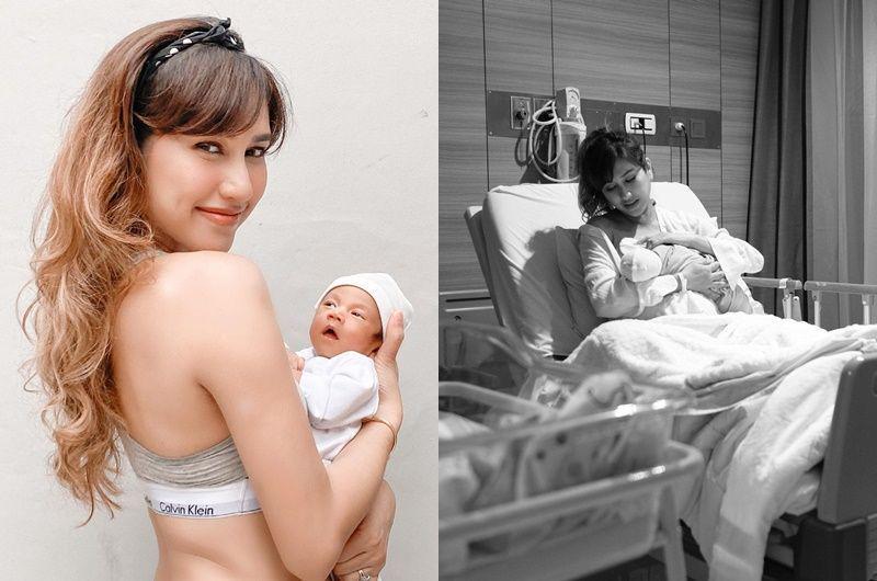 Mama Muda Idaman, 10 Potret Louise Anastasya Momong Anak