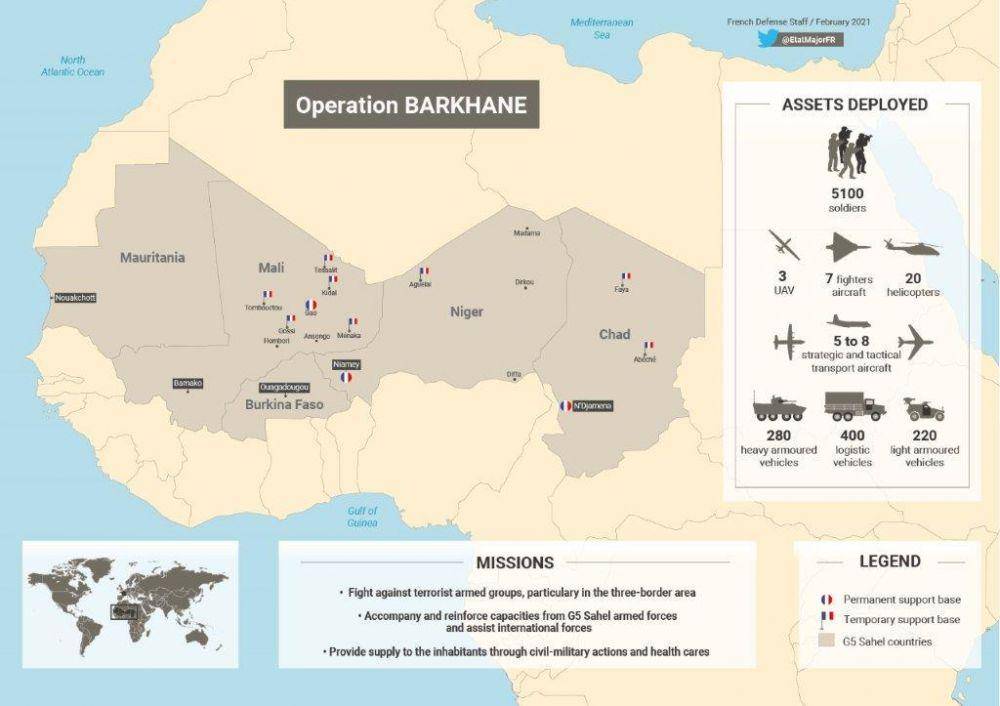 Operasi Barkhane Prancis di Sahel (www.defense.gouv.fr)