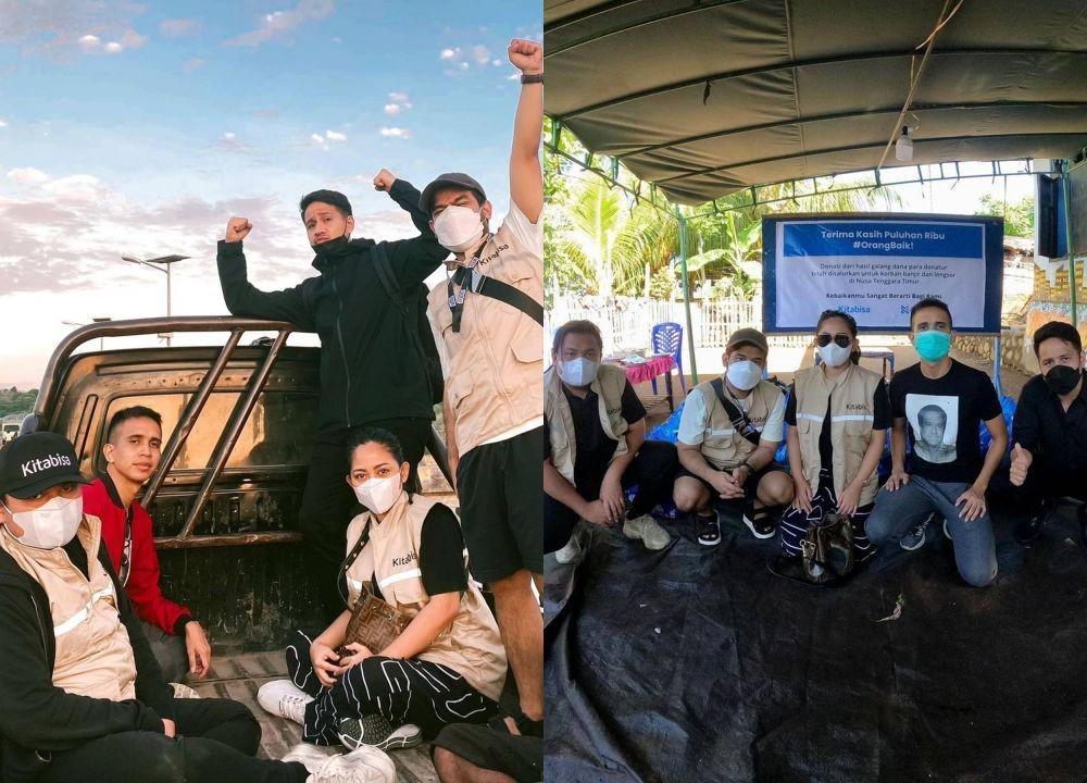 10 Momen Rachel, Fadil, Keanu, Jovial, dan Andovi Jadi Relawan di NTT