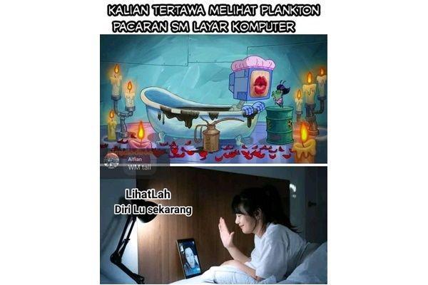 10 meme kocak nasib pacaran ldr, ngakak tapi hati nyesek