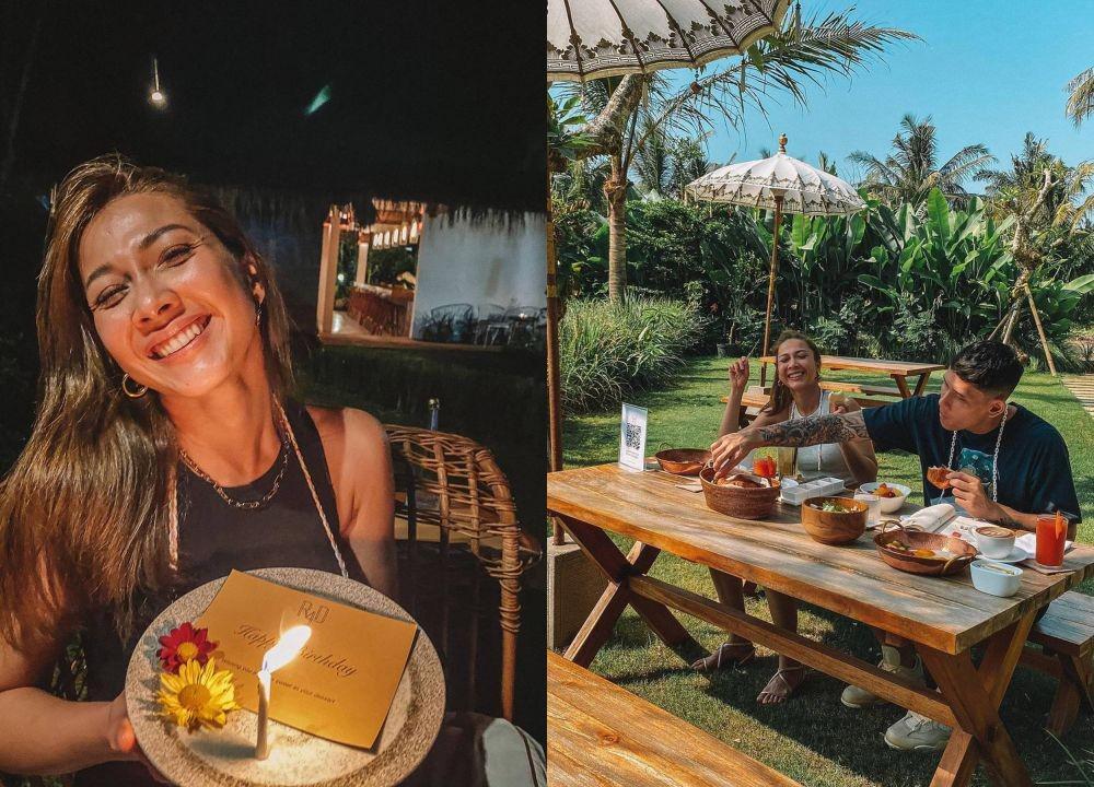10 Momen Liburan Rasa Honeymoon Ganindra Bimo dan Andrea Dian di Bali