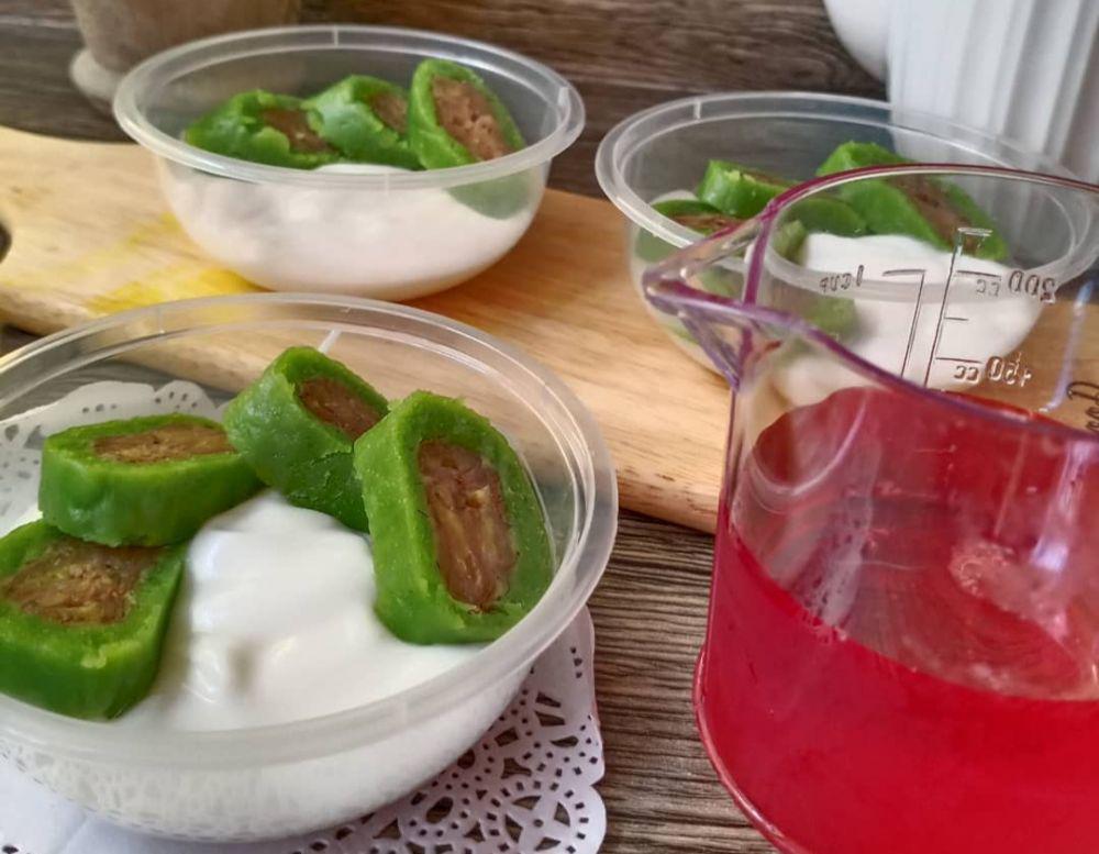 Resep Bubur Sumsum Pisang Ijo, Segar Kuahnya Bikin Plong!