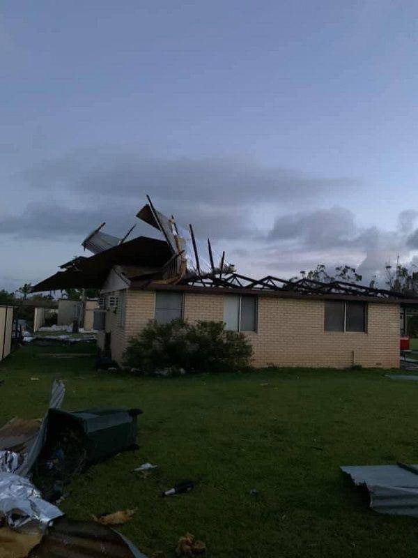 Badai tropis Seroja telah menghantam wilayah Australia Barat sejak beberapa hari belakangan ini. (Twitter.com/VincentCatania)
