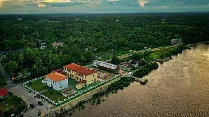 Foto : IDN Times, Istimewa / Penampakan Tangsi Belanda diambil dari atas