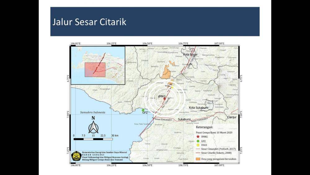 Jalur Sesar Citarik (Dok. BMKG)
