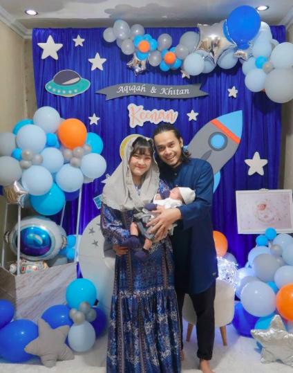 9 Momen Haru dan Bahagia Akikah Baby Keenan Anak Ana Riana TOP