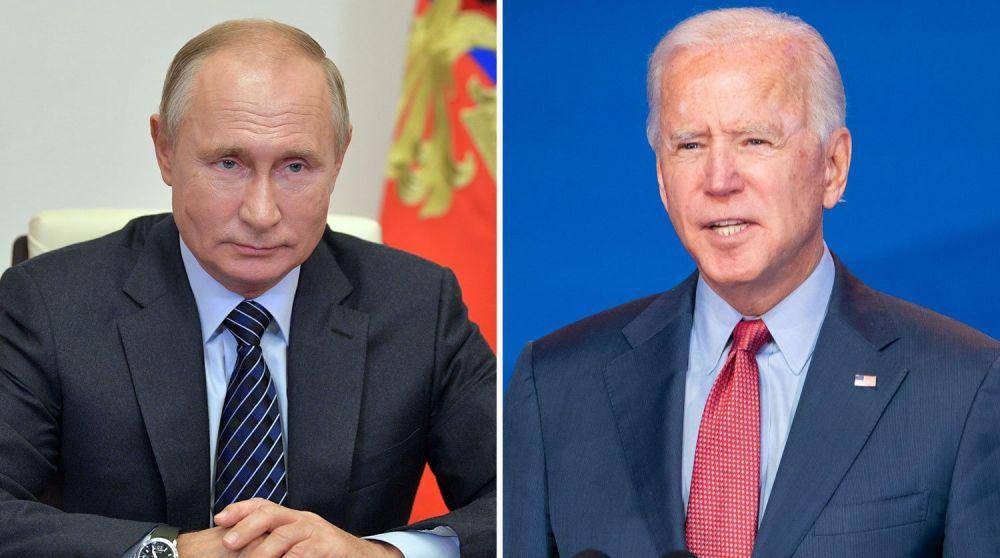 Vladimir Putin dan Joe Biden (twitter.com/Russian Embassy in USA)
