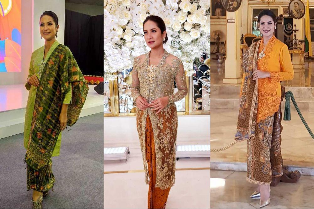 10 Ide Outfit Kebaya ala Sari Nila, Elegan Cocok Kondangan