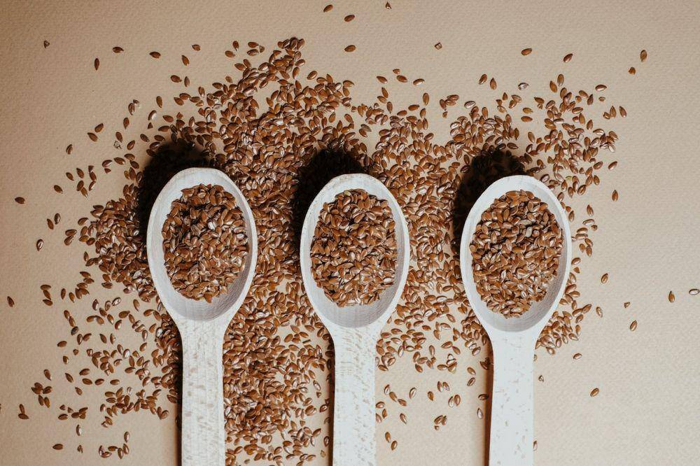 ilustrasi flaxseed atau biji rami (pexels.com/Vie Studio)