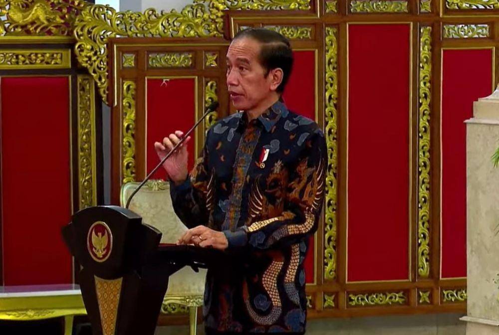 Presiden Jokowi buka Pameran Otomotif Indonesia International Motor Show (IIMS) Hybrid Tahun 2021 di Istana Negara (youtube.com/Sekretariat Presiden)