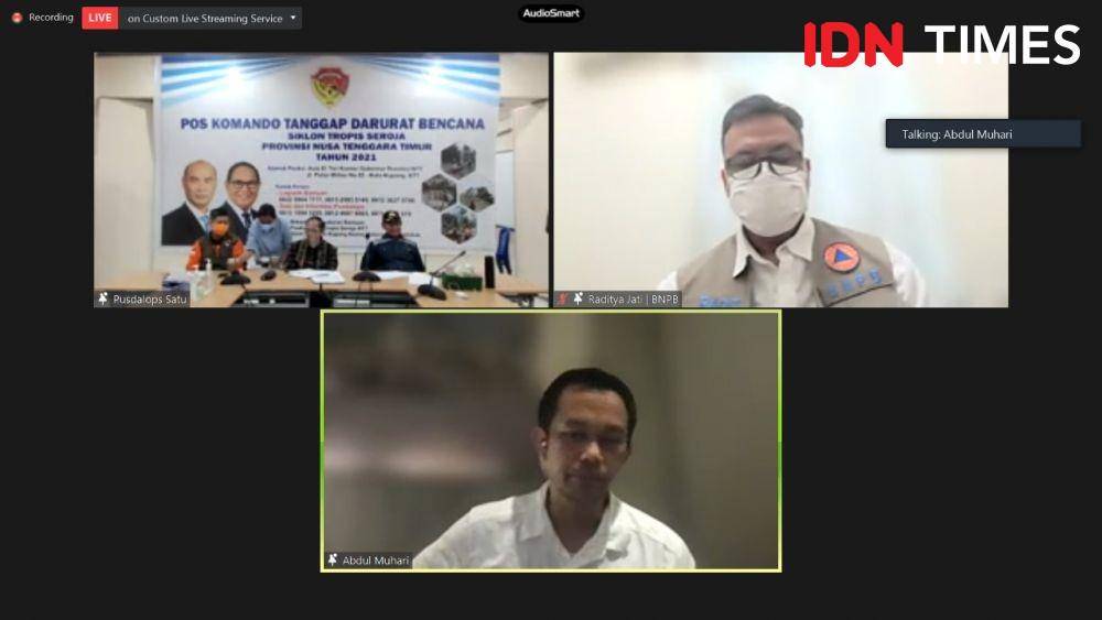 Konferensi Pers Penanganan Bencana di Wilayah Nusa Tenggara (IDN Times/Margith Juita Damanik)