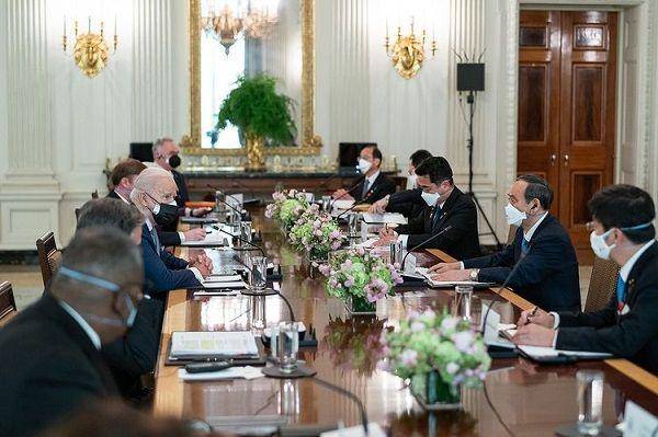 Presiden Amerika Serikat, Joe Biden, menerima kunjungan dari Perdana Menteri Jepang, Yoshihide Suga, pada hari Jumat, 16 April 2021, waktu setempat. (Instagram.com/ whitehous)