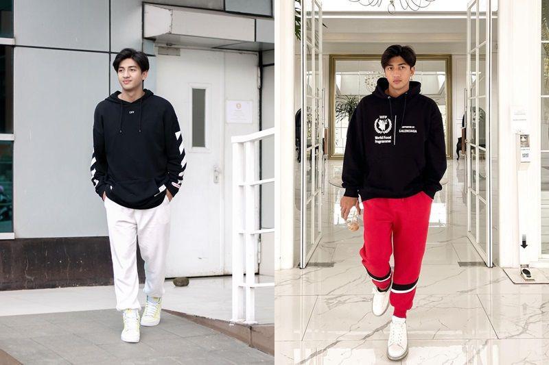 9 Inspirasi Padu Padan Hoodie ala Harris Vriza, Kece Maksimal!