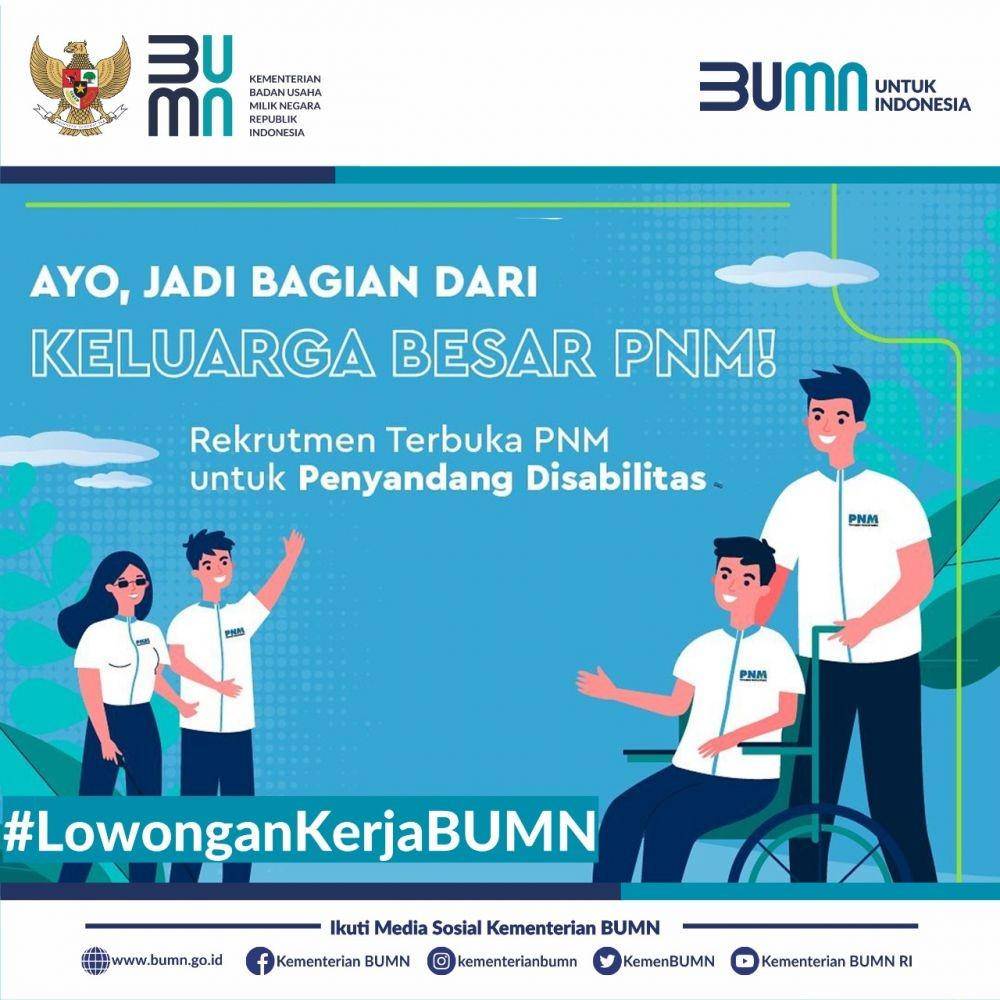 dok. Kementerian BUMN/Lowongan pekerjaan di PT Permodalan Nasional Madani (Persero) atau PNM