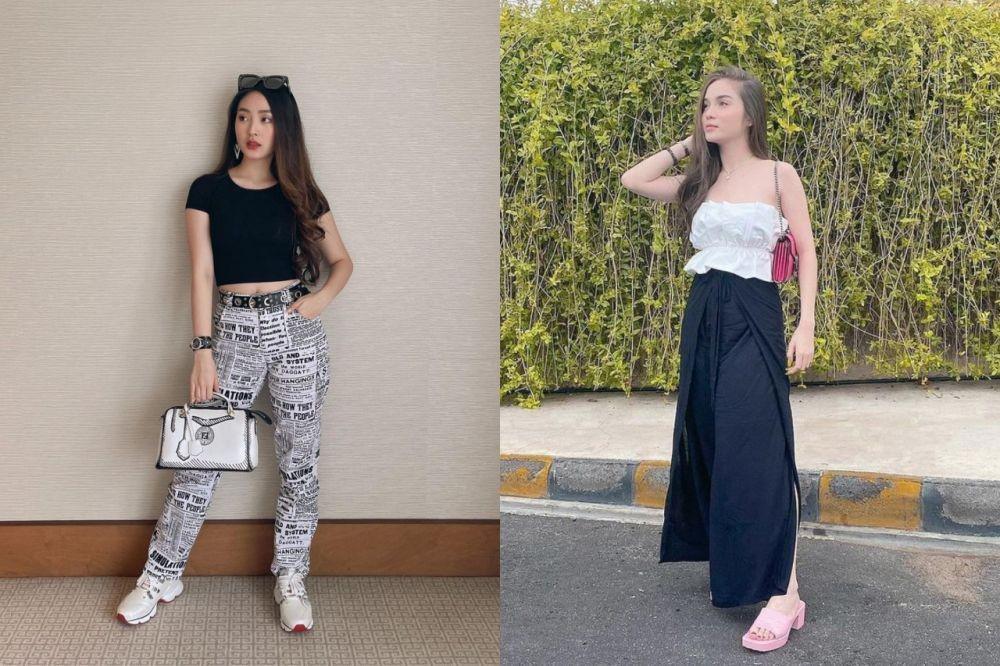 9 Adu Gaya Natasha Wilona Vs Elina Joerg, Elok buat OOTD Kekinian!