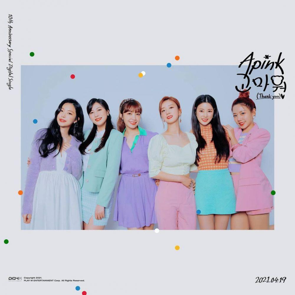 Comeback, 10 Potret Gemas Member Apink di Single Terbaru