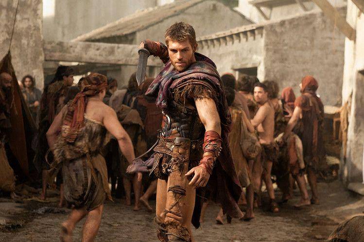Adegan dalam serial tv Spartacus: Vengeance. (wsj.com)