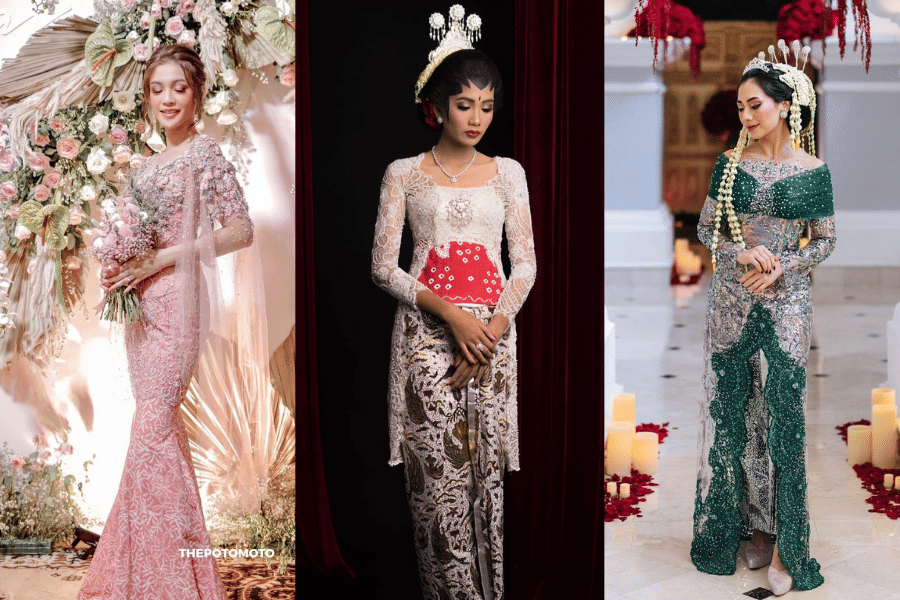 10 Inspirasi Kebaya Rancangan Asky Febrianti, Detailnya Memukau!
