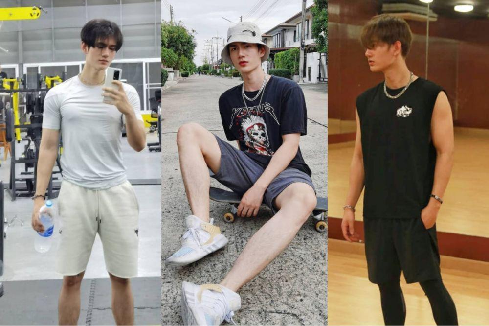 Mudah Ditiru, 9 Ide Daily Outfit ala Pavel Naret dengan Celana Pendek