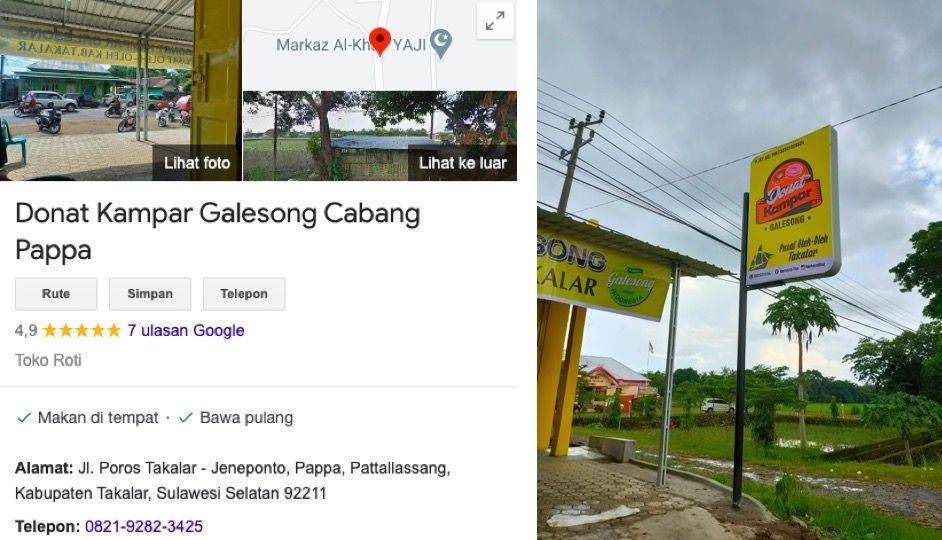 Toko Donat Kampar Galesong (dok. Google Indonesia)