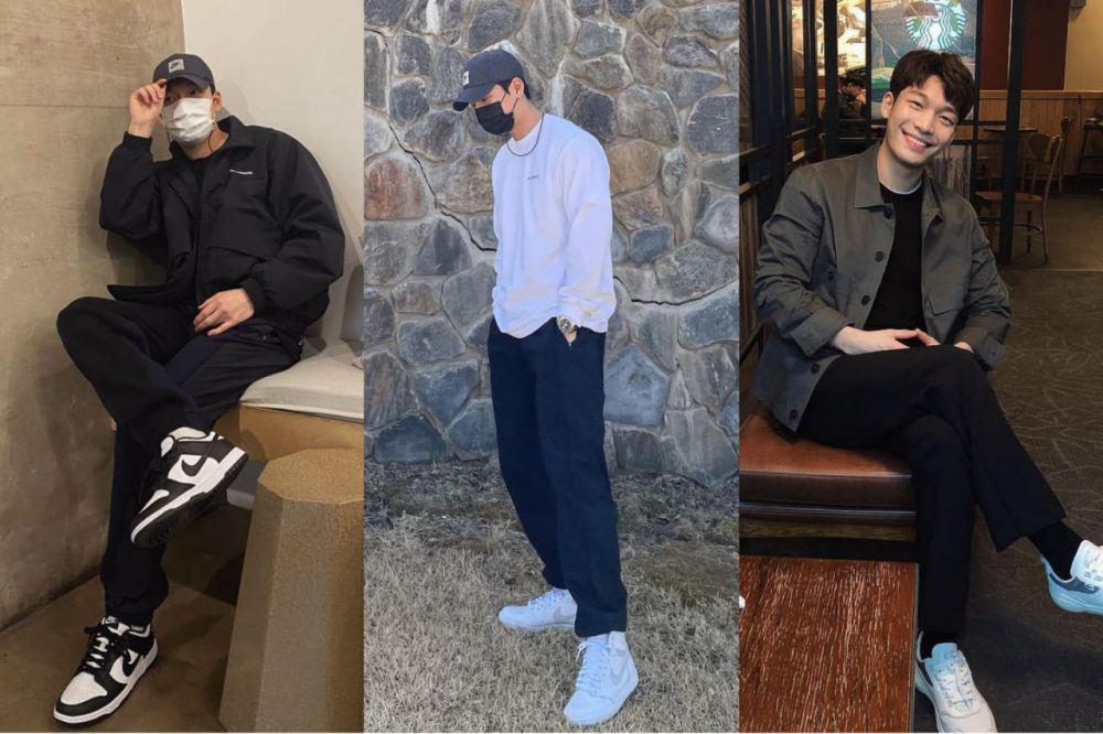 9 Inspirasi Padu Padan Celana Hitam ala Wi Ha Joon, Chic Abis!