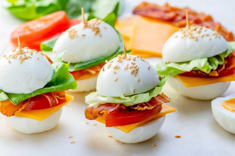 Resep Keto Bites Telur Rebus, Menu Sandwich Mini Tanpa Roti!