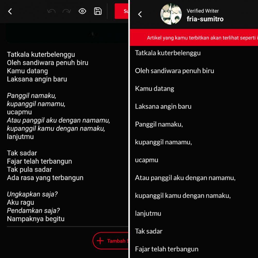 Dok. Pribadi/Fria Sumitro