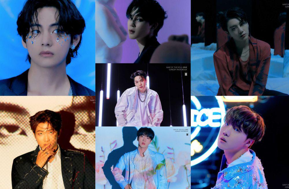 Potret Preview Photobook BTS Map of The Soul ON:E Clue Ver. [PESONA]