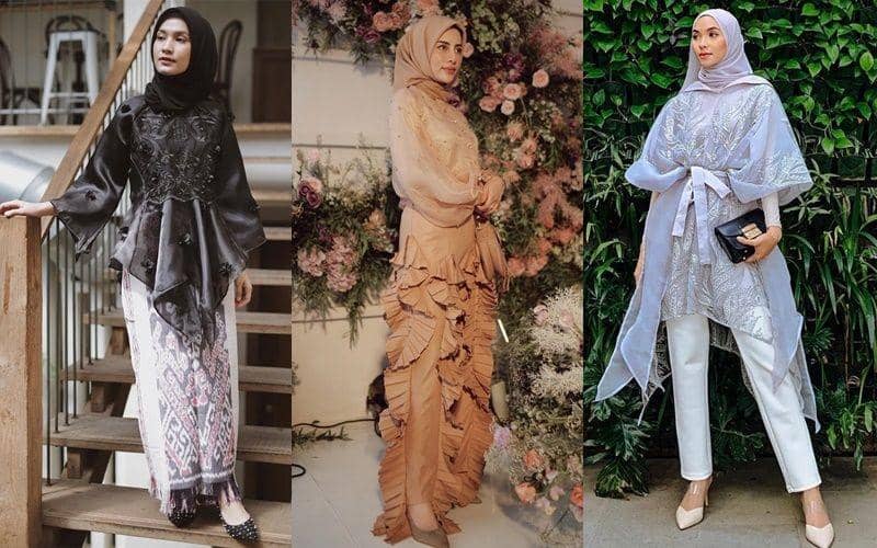 9 Inspirasi Style Kondangan Hijab dengan Organza, Bikin Tamu Terpana!