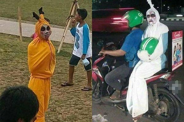 10 Potret Ketemu Pocong Ini Malah Lucu, Jadi Gagal Seram