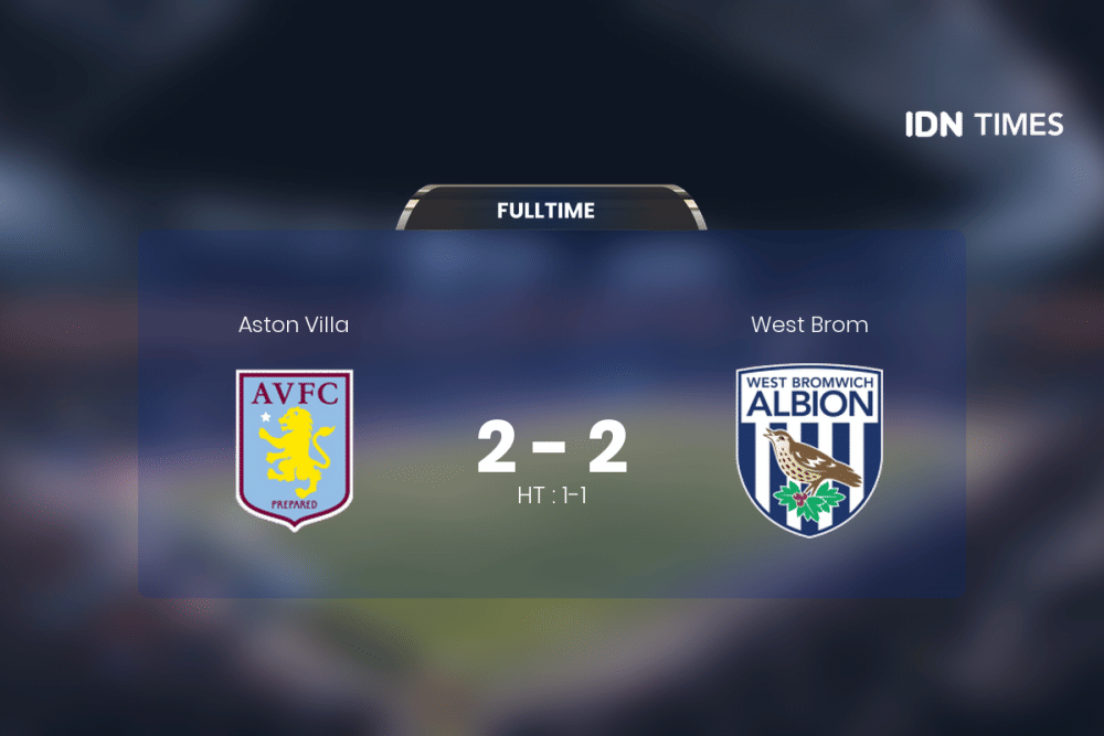 West Brom Vs Aston Villa Tanpa Pemenang