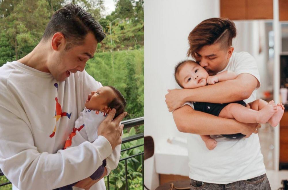 9 Potret Kedekatan Aktor Indonesia dengan Anak Bayinya, Bikin Gemas!