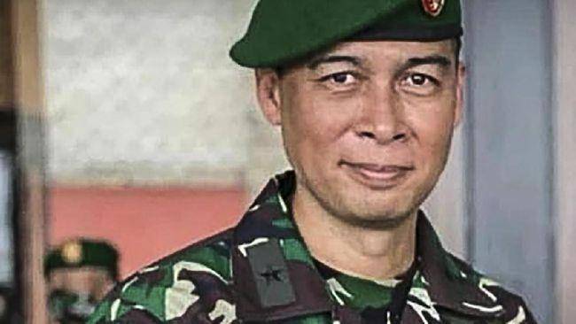 Kepala Badan Intelijen Nasional Daerah (Kabinda) Papua, Brigjen TNI Putu IGP Dani Nugraha Karya yang ditembak di bagian kepala oleh KKB. (Dokumentasi Puspen TNI)