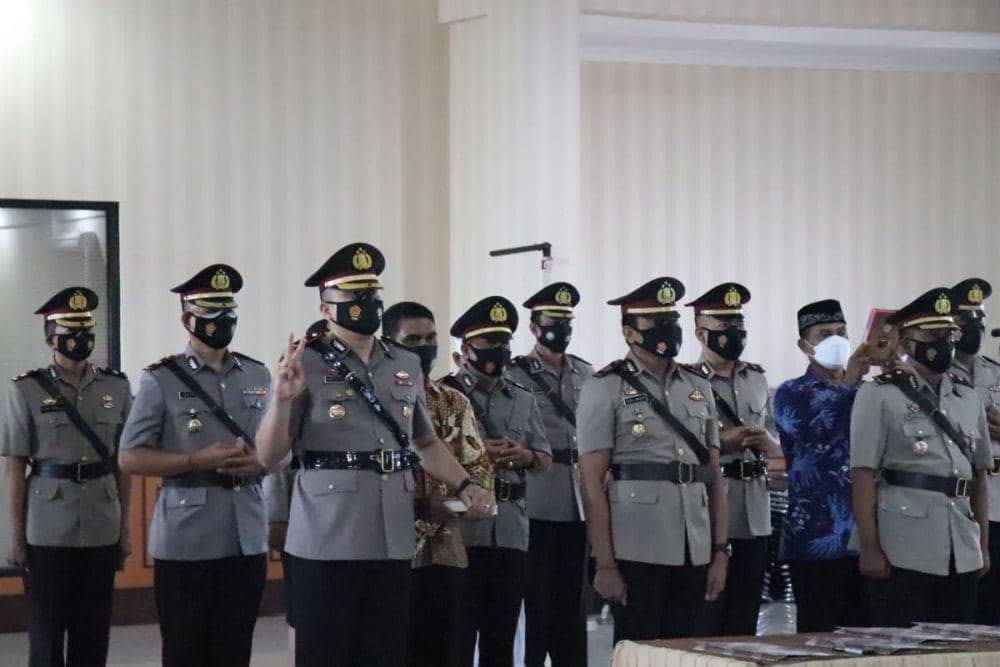 Mutasi perwira di wilayah hukum Polresta Denpasar (Dok.IDN Times/Polresta Denpasar)