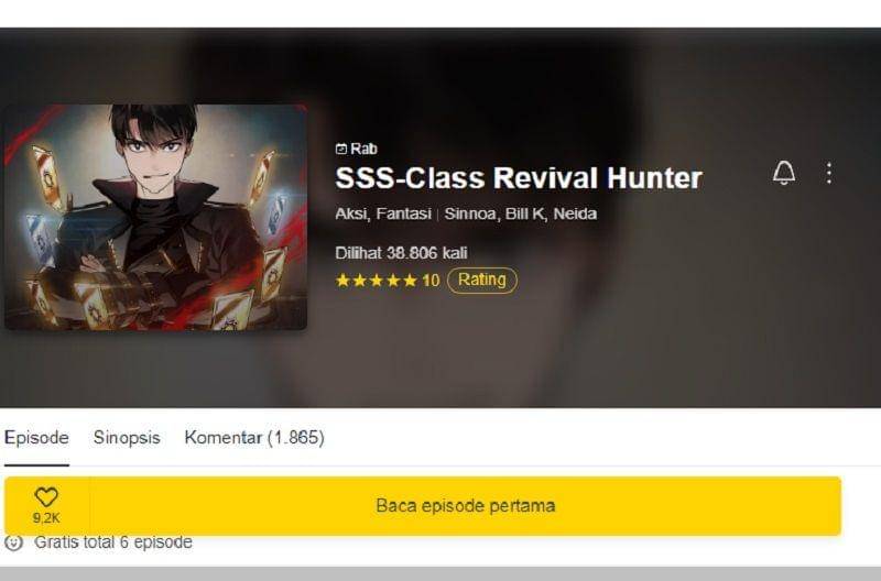 Kakao Page/SSS-Class Revival Hunter
