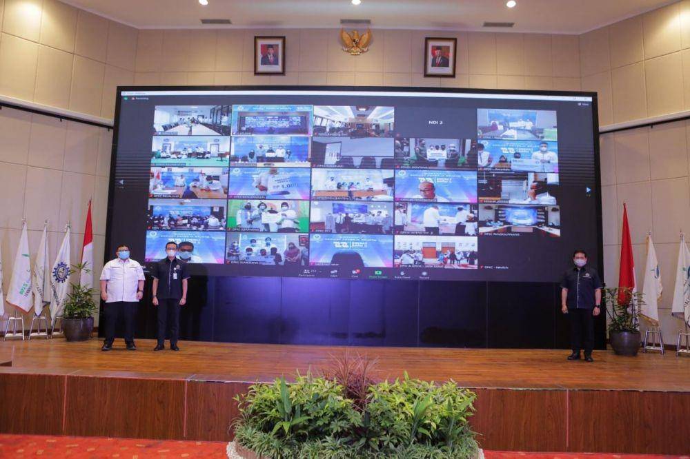 Serikat Pekerja BPJS Ketenagakerjaan (BPJAMSOSTEK) merayakan hari jadinya yang ke-22 tahun. (Dok. BPJAMSOTEK)