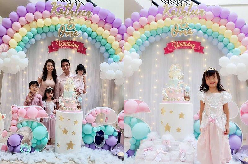 Hangat Banget, 9 Momen Perayaan Ultah Kathleen Anak Maya Septha