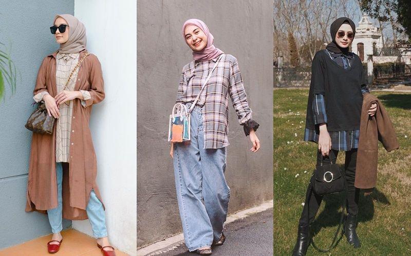 Upgrade Style Hijab Kamu dengan Padu Padan Kemeja Flanel, Kasual Kece!
