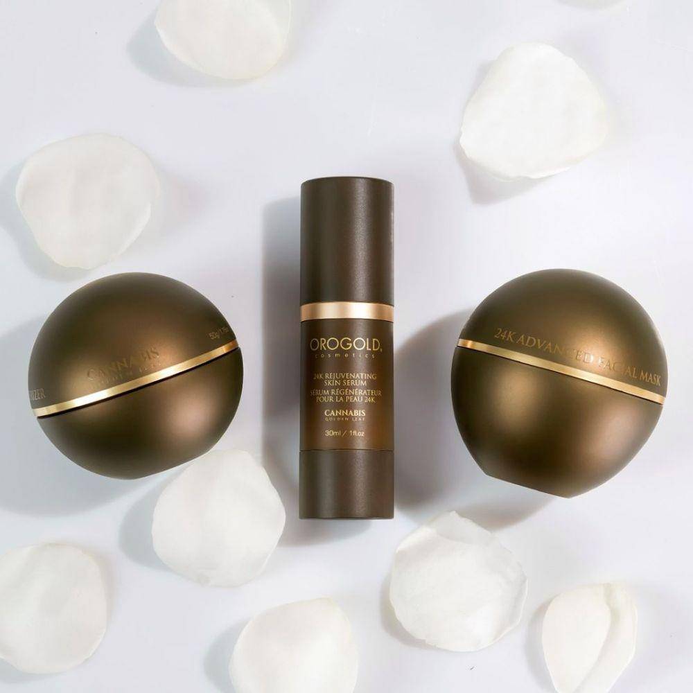 Orogold The 24K Golden Leaf Cannabis Colection. (instagram.com/orogoldcosmetics)