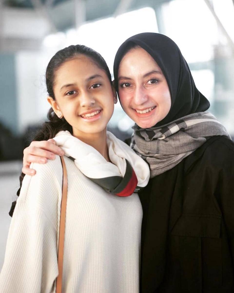 Avi Basalamah dan putrinya (instagram.com/avibasalamah)