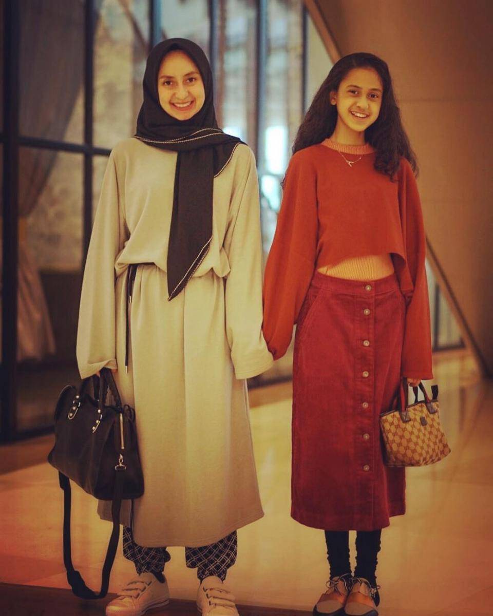 Avi Basalamah dan putrinya (instagram.com/avibasalamah)