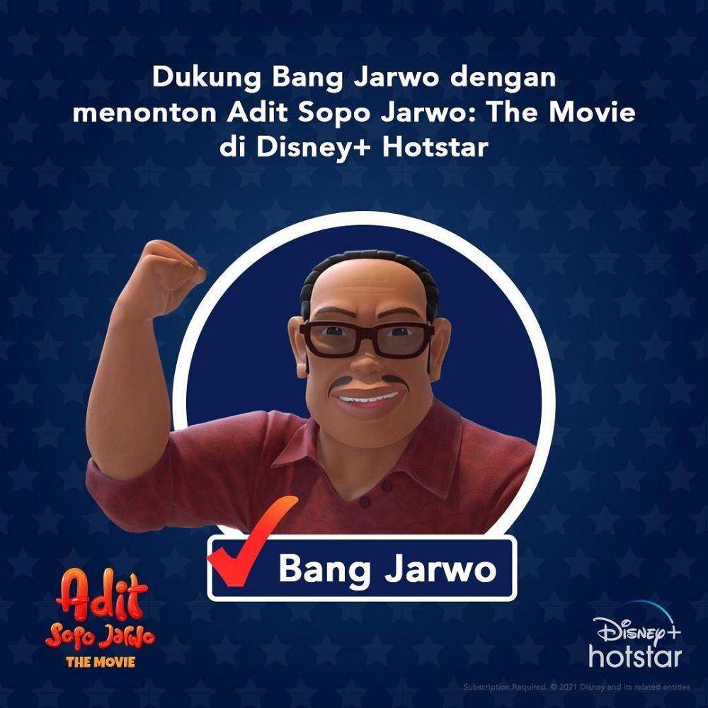 Adit Sopo Jarwo poster (instagram.com/mdanimation)