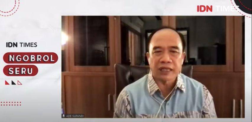 Kepala Staf TNI Angkatan Laut periode 2014-2018, Laksamana TNI (Purn) Ade Supandi (Tangkapan layar YouTube IDN Times)